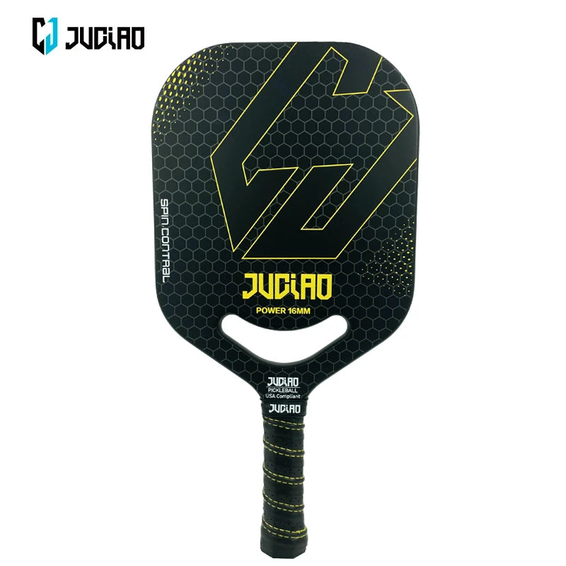 Juciao Power - Black Pickleball Paddle Fiberglass Surface