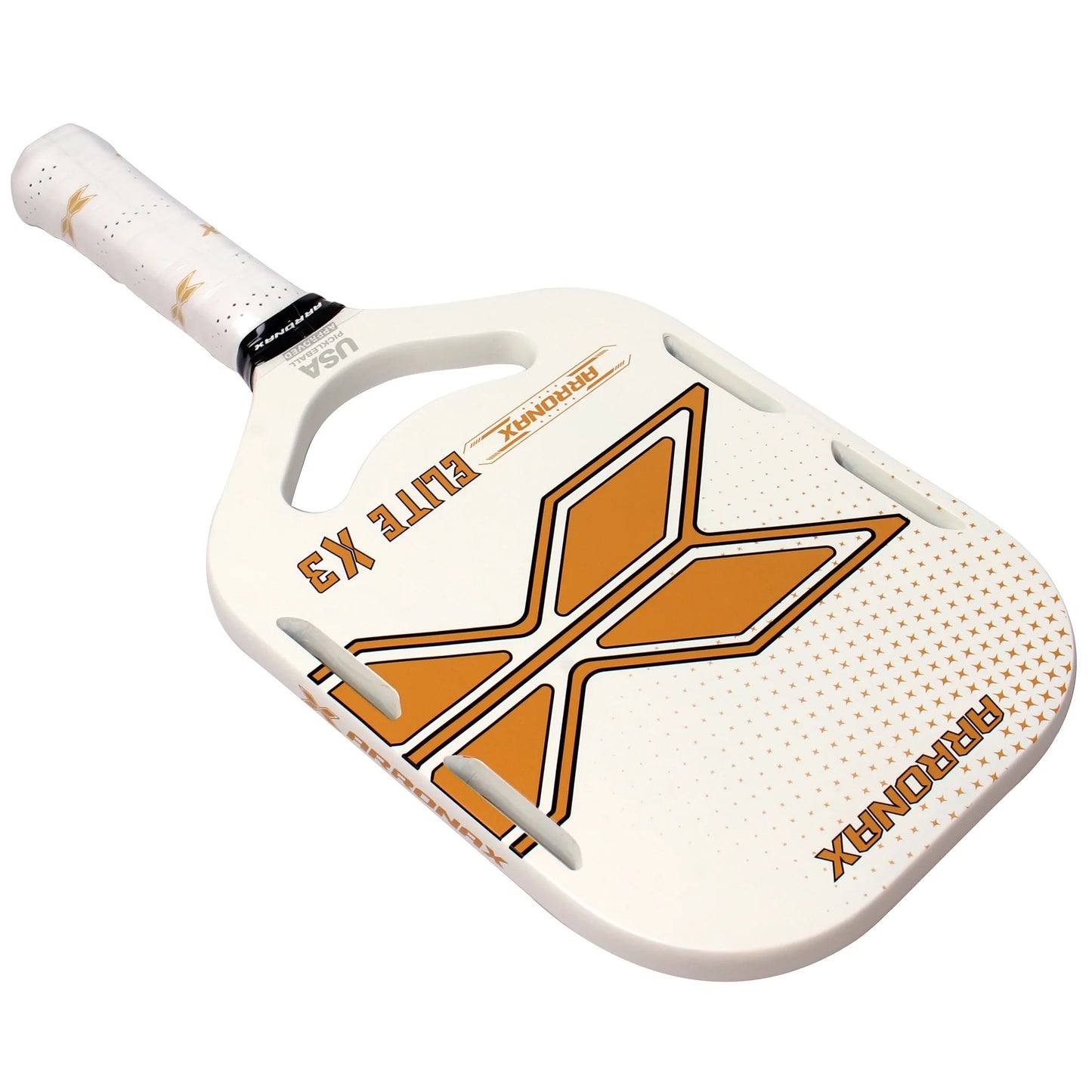 Arronax AR03 - White Pickleball Paddle Carbon Fiber