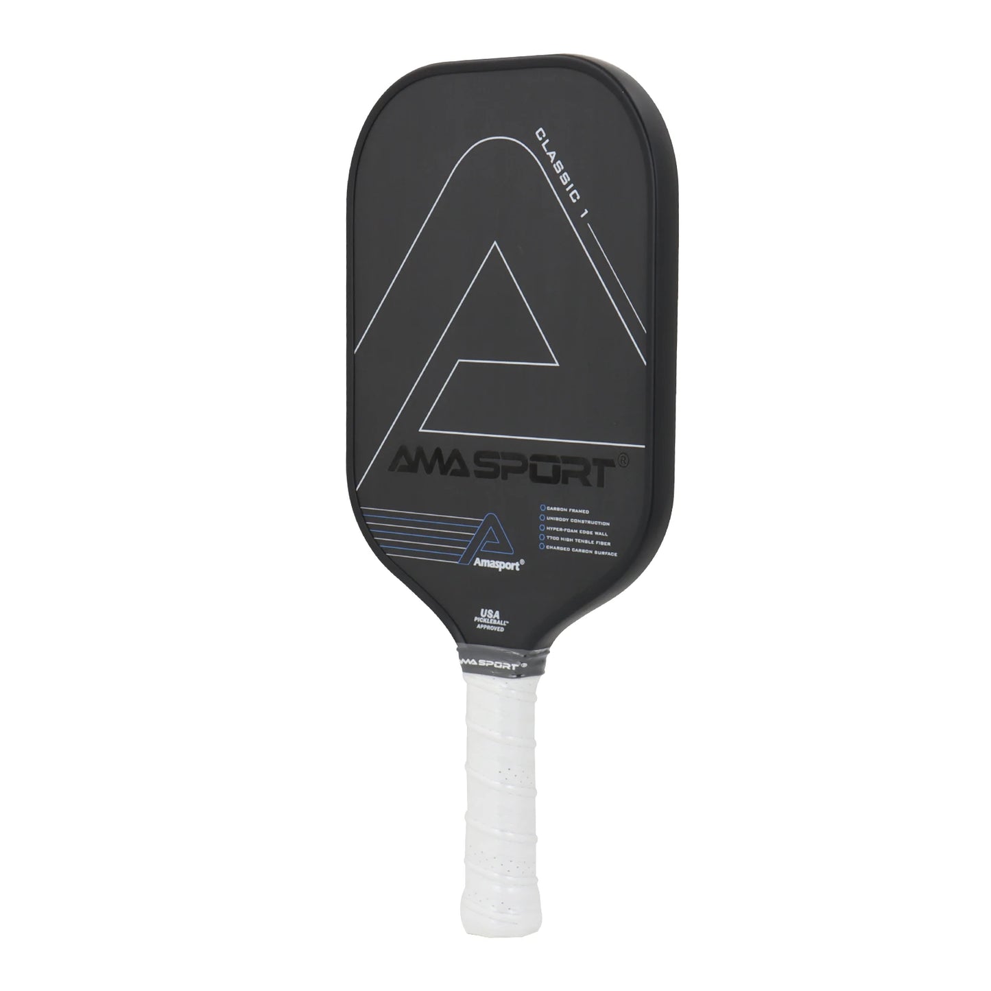 Amasport Control - Black Pickleball Paddle Carbon