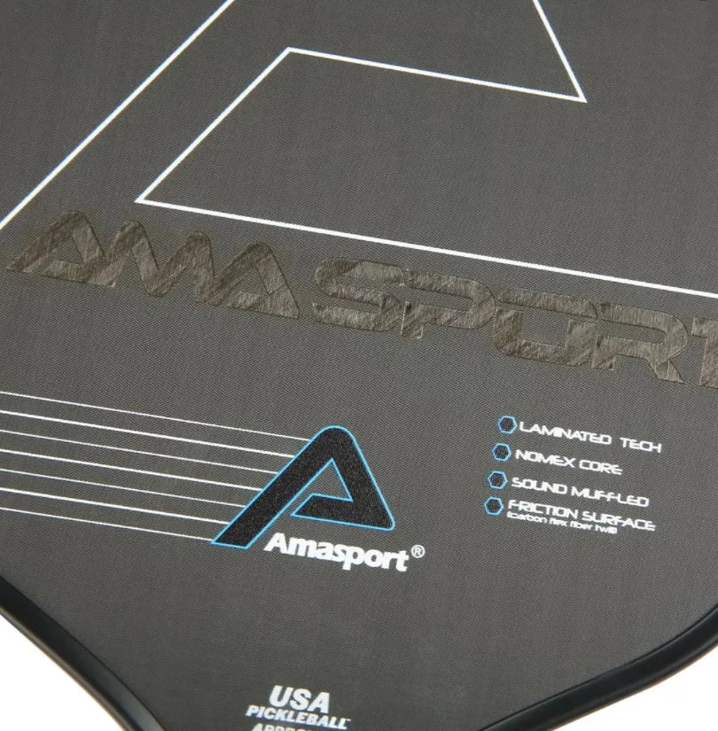 Amasport Control - Black Pickleball Paddle Carbon