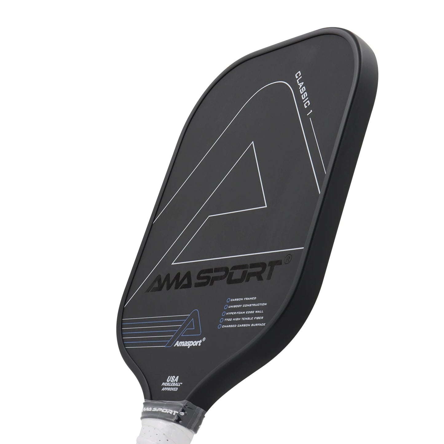 Amasport Control - Black Pickleball Paddle Carbon