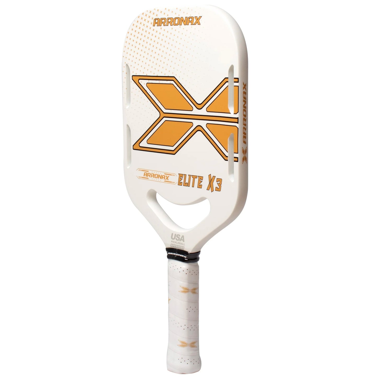 Arronax AR03 - White Pickleball Paddle Carbon Fiber